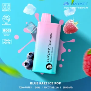 Hayati Duo Mesh 7000: Blue Razz Ice Pop