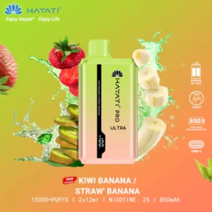 Hayati Pro Ultra 15000 - Kiwi Banana / Strawberry Banana
