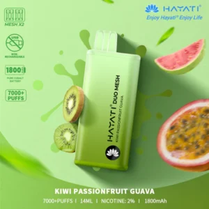 Hayati Duo Mesh 7000 - Kiwi Passionfruit Guava