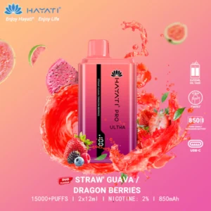 Hayati Pro Ultra 15000 - Strawberry Guava / Dragon Berries