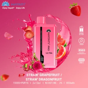 Hayati Pro Ultra 15000 - Strawberry Grapefruit / Strawberry Dragonfruit