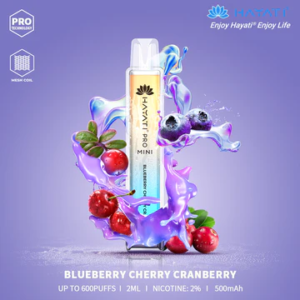 Hayati Pro Mini 600 - Blueberry Cherry Cranberry